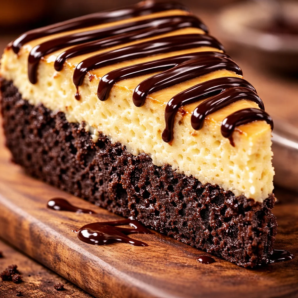 Delicious Brownie Bottom Cheesecake with a fudgy brownie layer and creamy cheesecake topping.