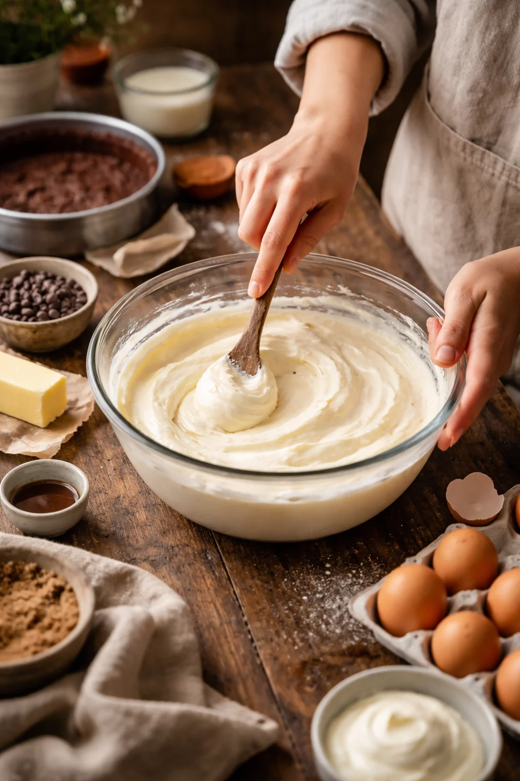 BROWNIE BOTTOM CHEESECAKE