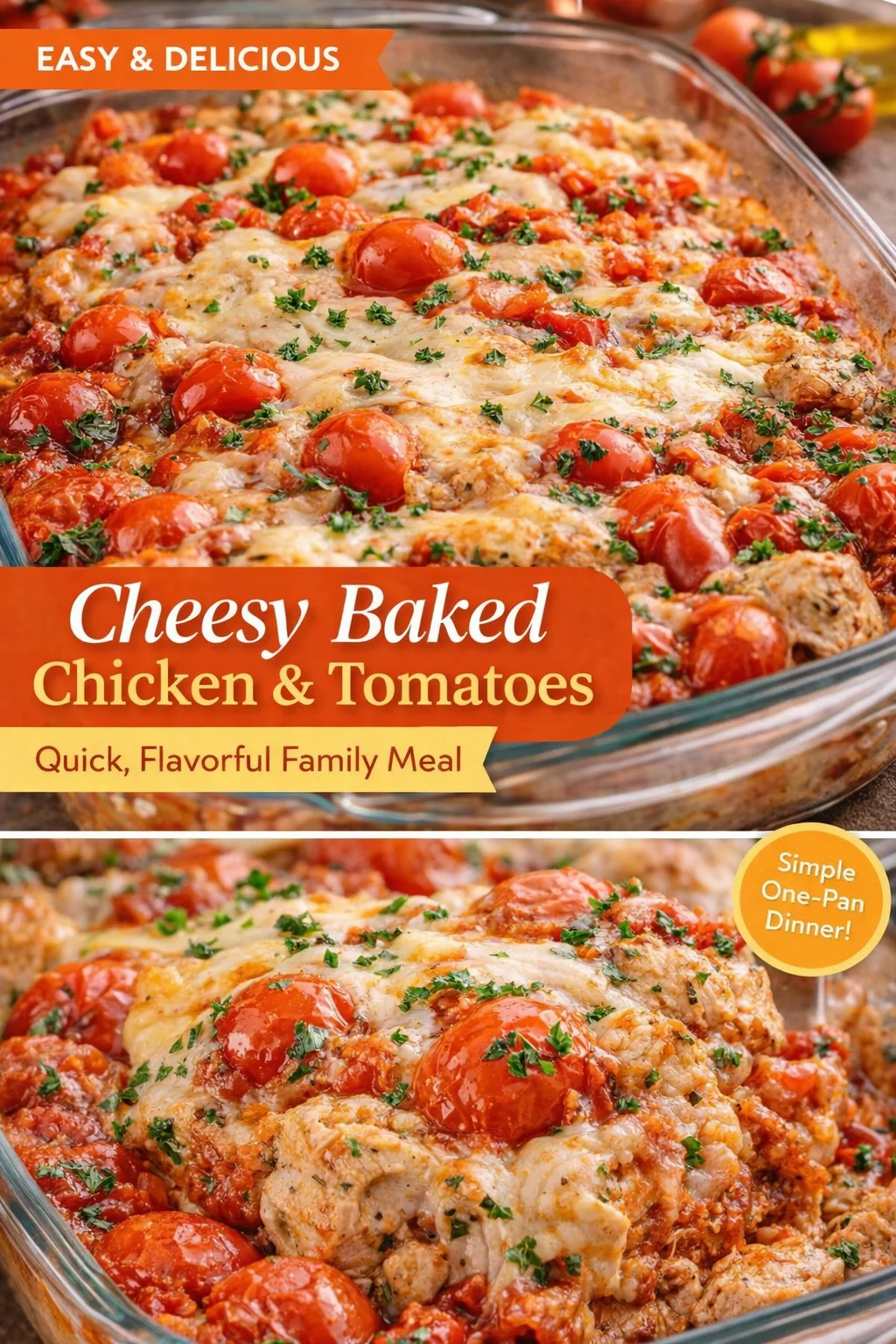 Bruschetta Chicken Bake