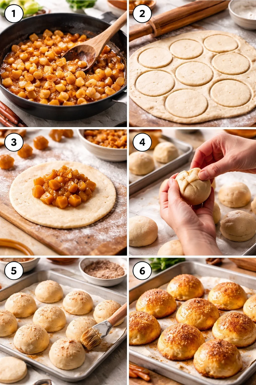 Caramel Apple Pie Bombs