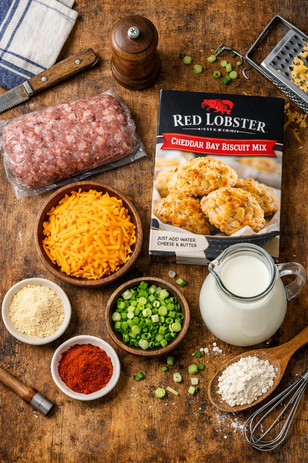 Cheddar Bay Sausage Balls