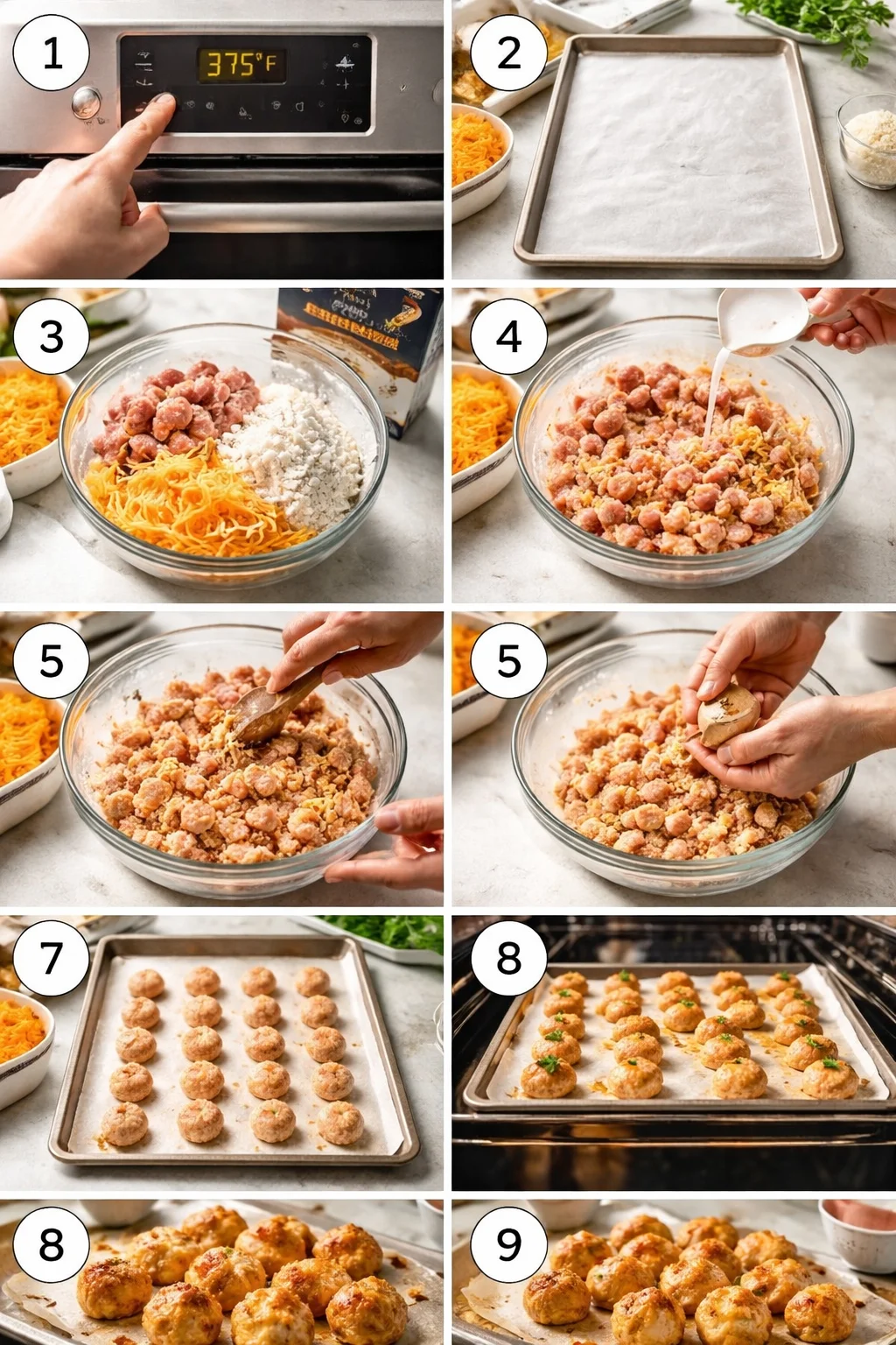 Cheddar Bay Sausage Balls