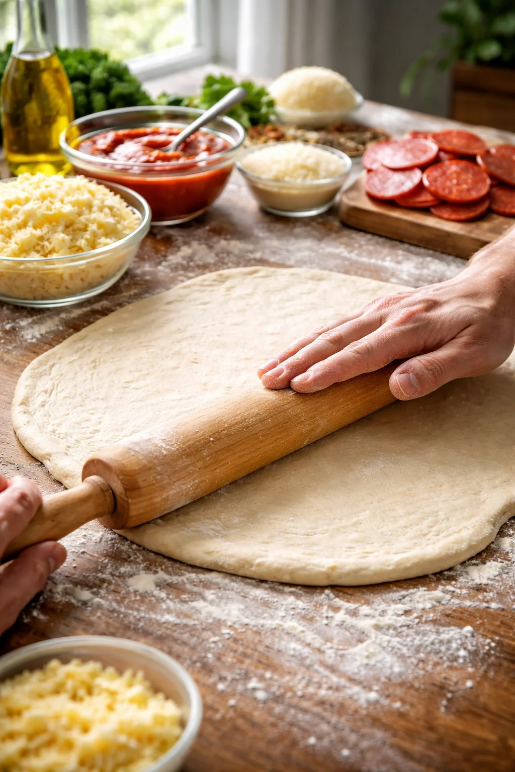 Cheesy Pizza Pinwheels