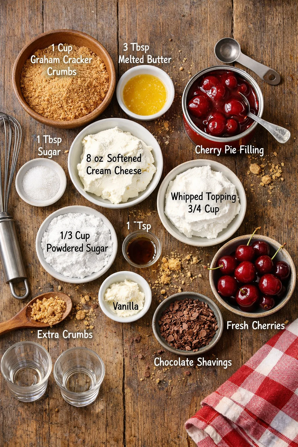 Cherry Cheesecake Shots