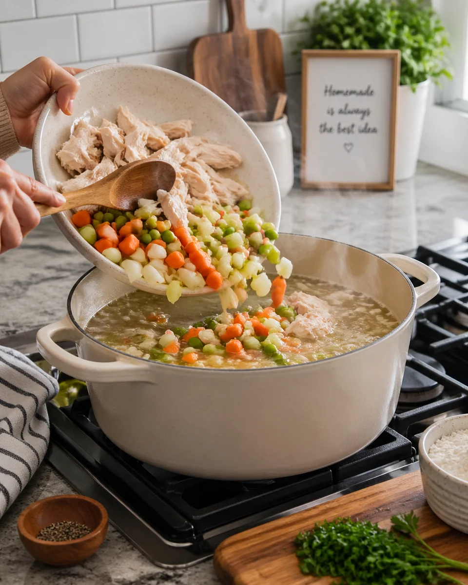 Chicken Pot Pie Soup