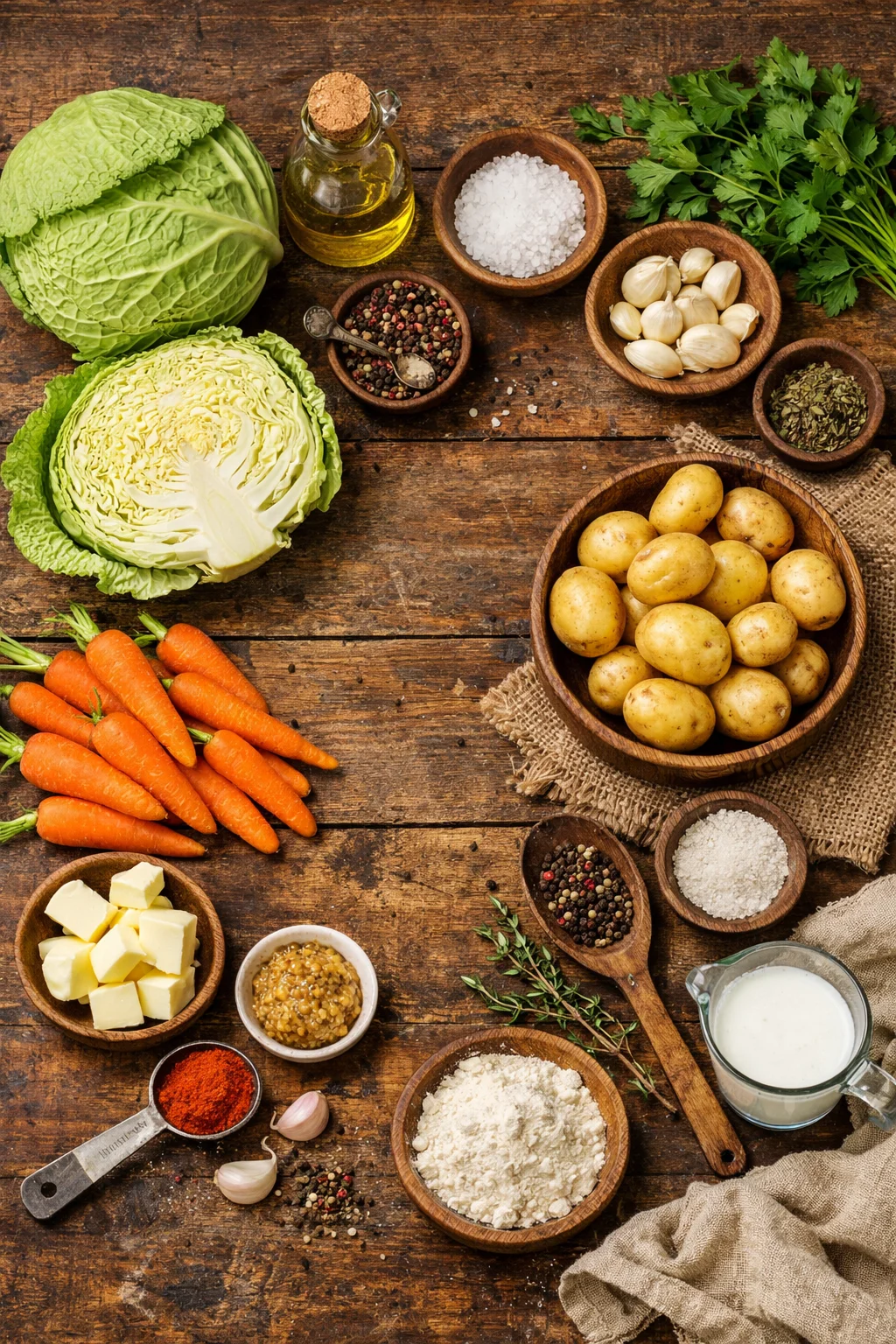 CORNED BEEF & CABBAGE