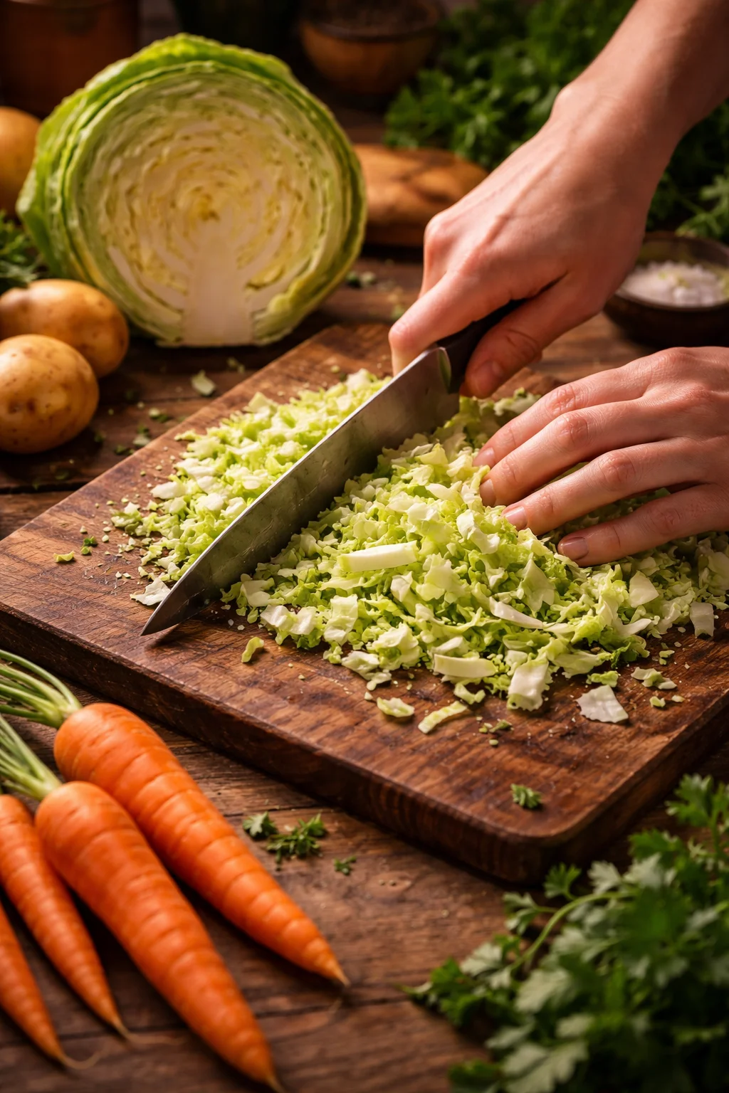 CORNED BEEF & CABBAGE