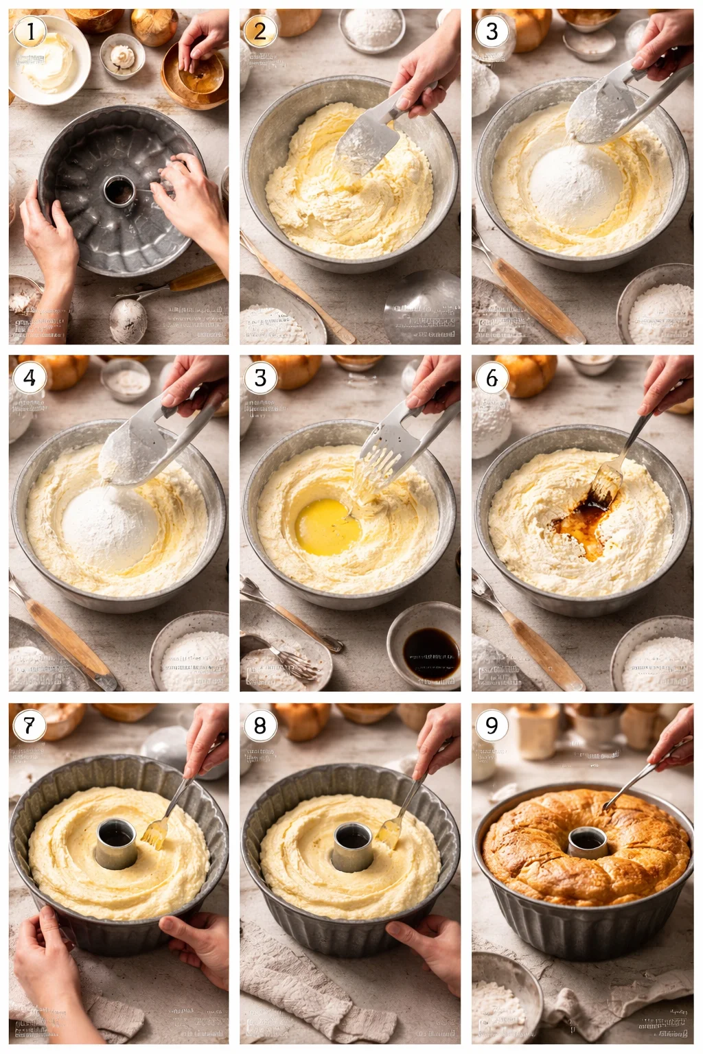 CREAM CHEESE POUND CAKE