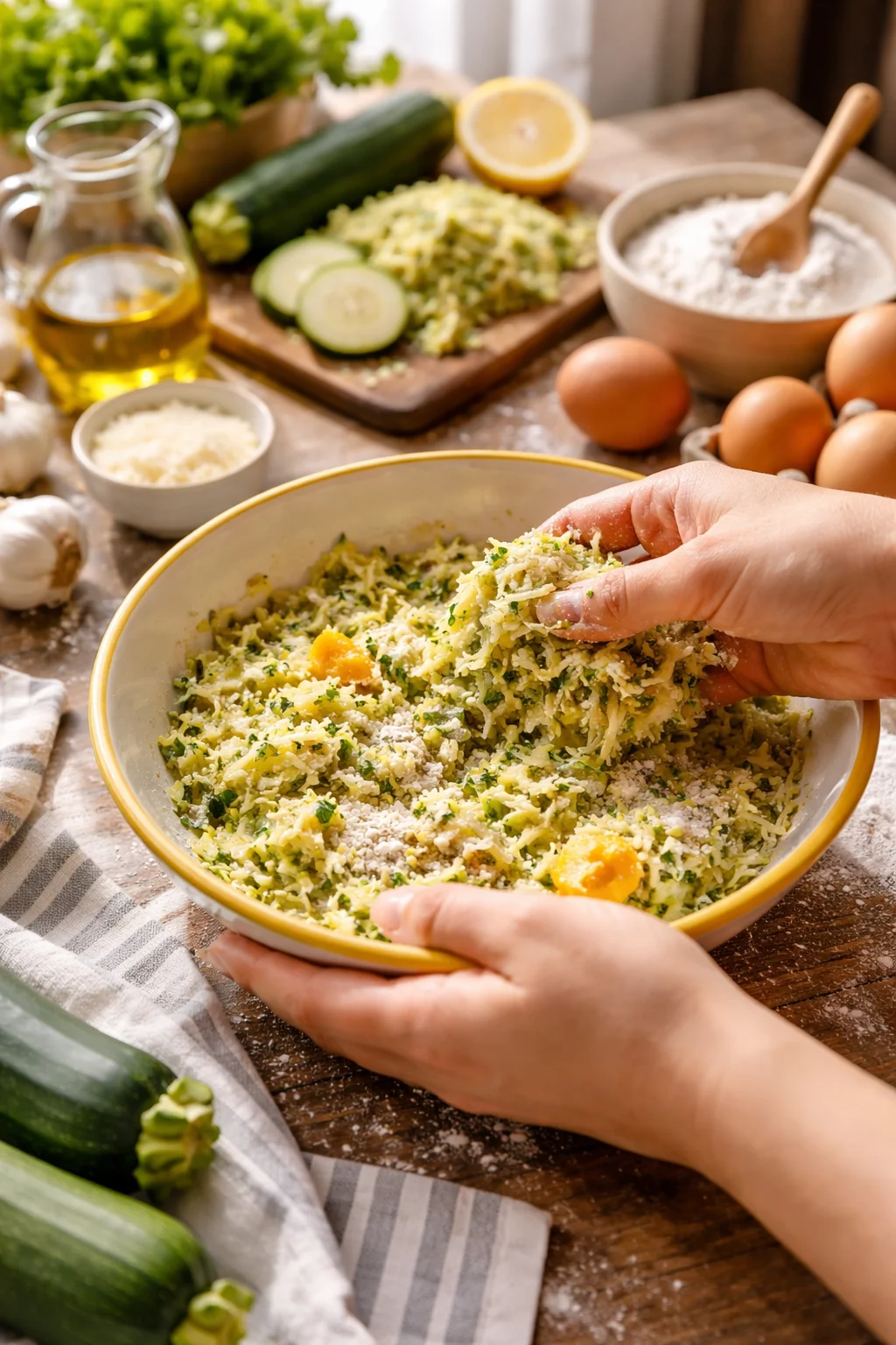Crispy Zucchini Fritters