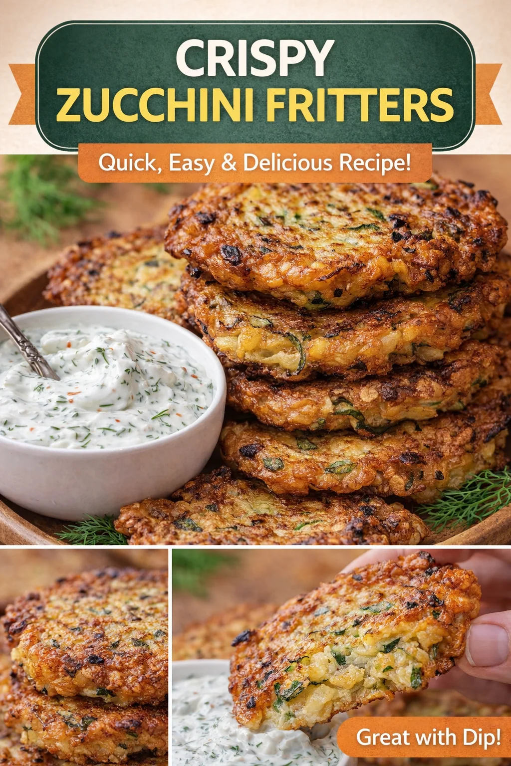 Crispy Zucchini Fritters