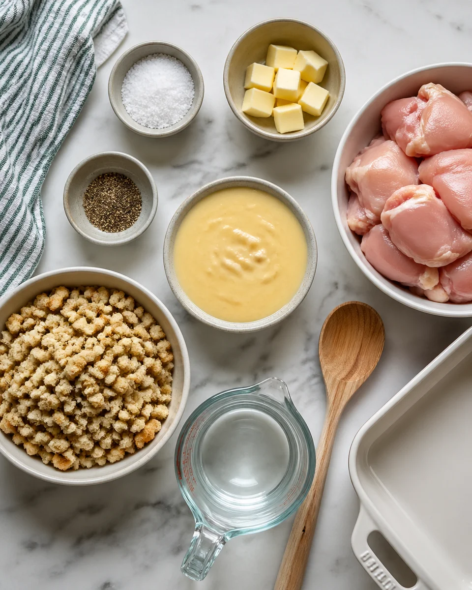 Crock Pot Chicken and Stuffing