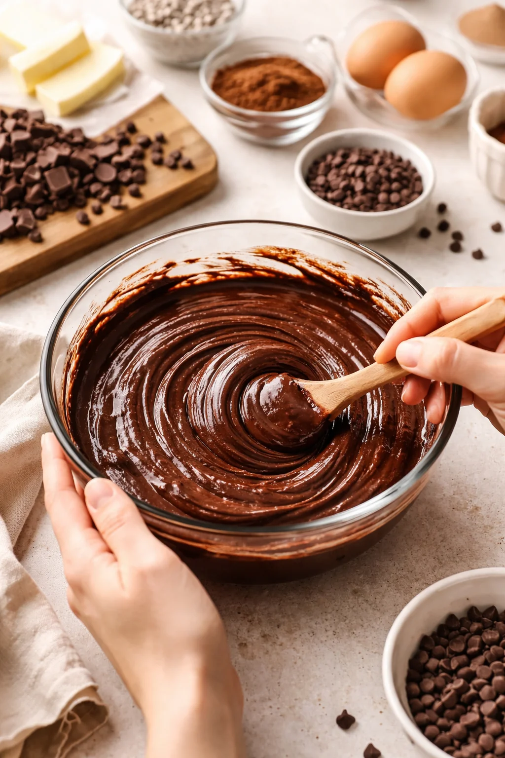 DEATH BY CHOCOLATE POKE CAKE