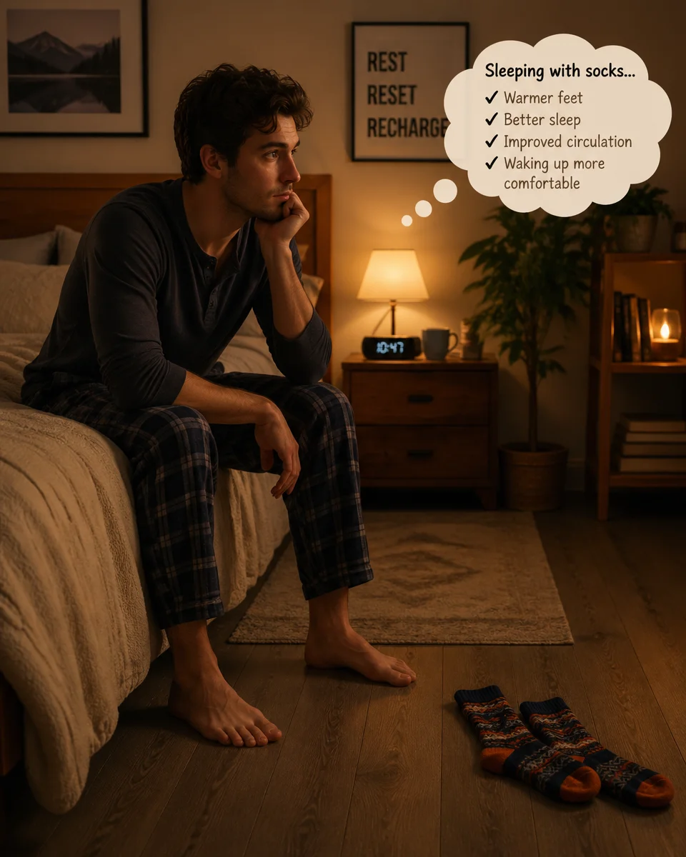 Did You Know Sleeping In Socks Can Help You Fall Asleep