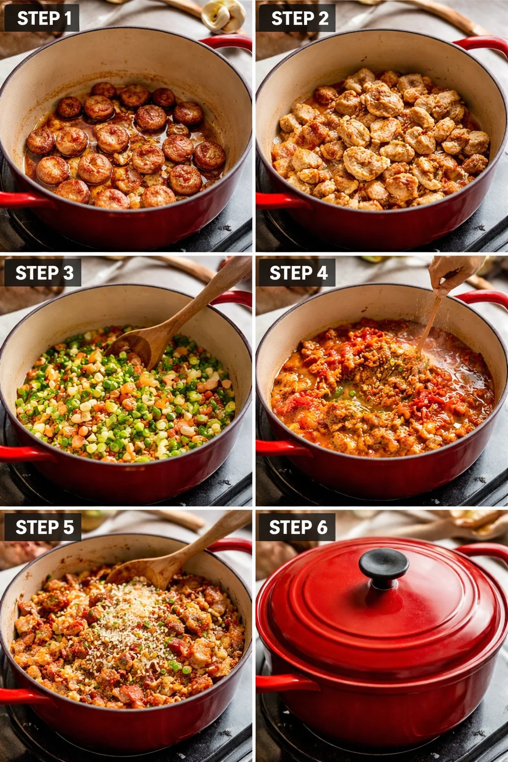 Dutch Oven Jambalaya