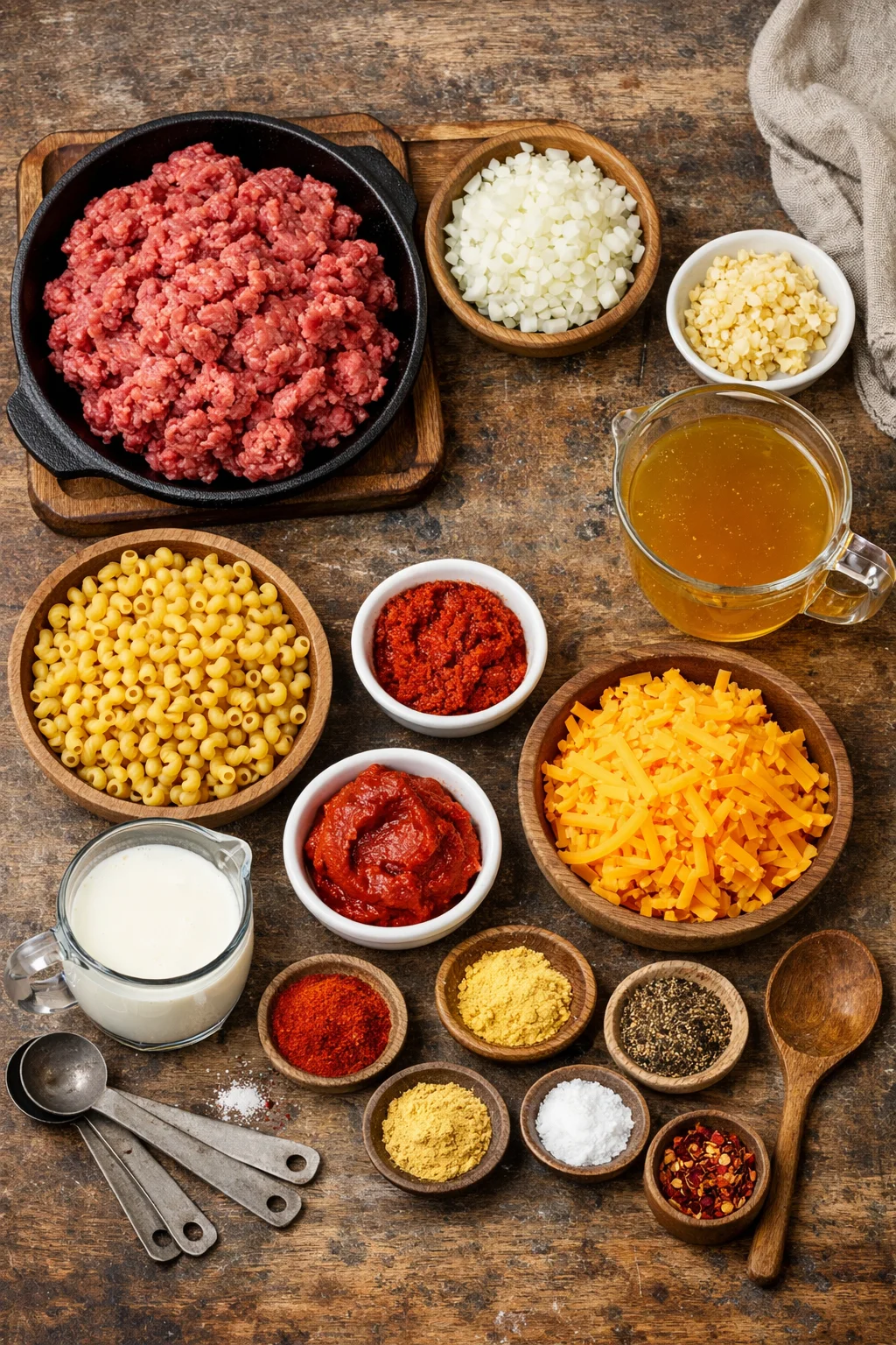 Homemade hamburger helper