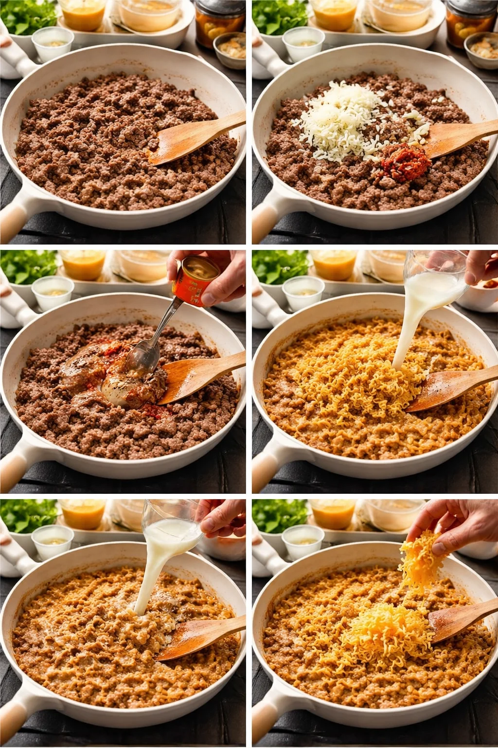 Homemade hamburger helper