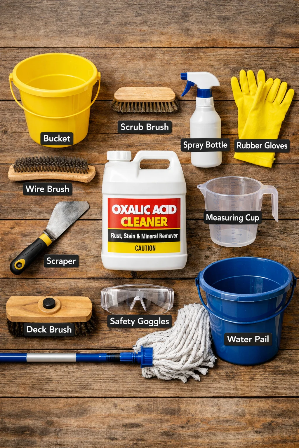How Oxalic Acid Cleaner Deeply Decomposes Stains Without Damaging Surfaces