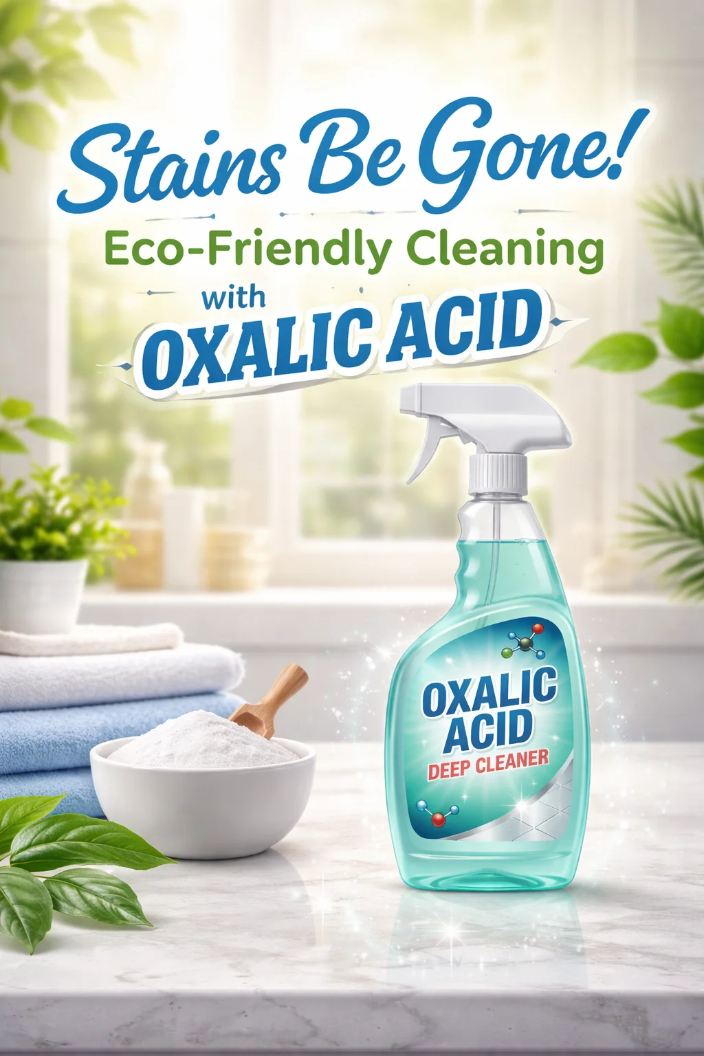 How Oxalic Acid Cleaner Deeply Decomposes Stains Without Damaging Surfaces