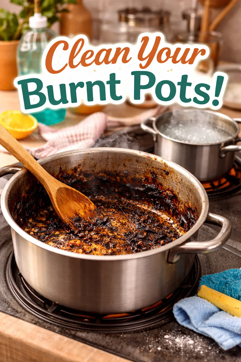 How To Clean Burnt Pots