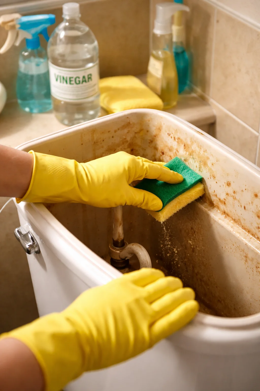 How to Deep Clean Your Toilet Tank for Stronger Flushes