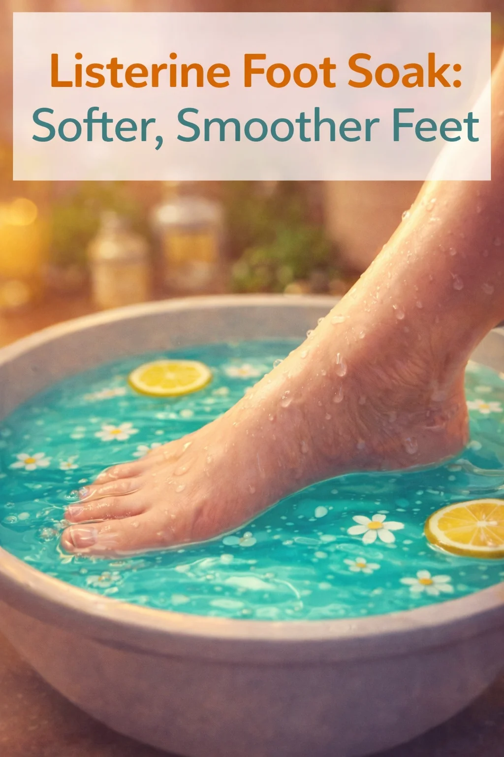 How to Make a Listerine Foot Soak for Softer, Smoother Feet