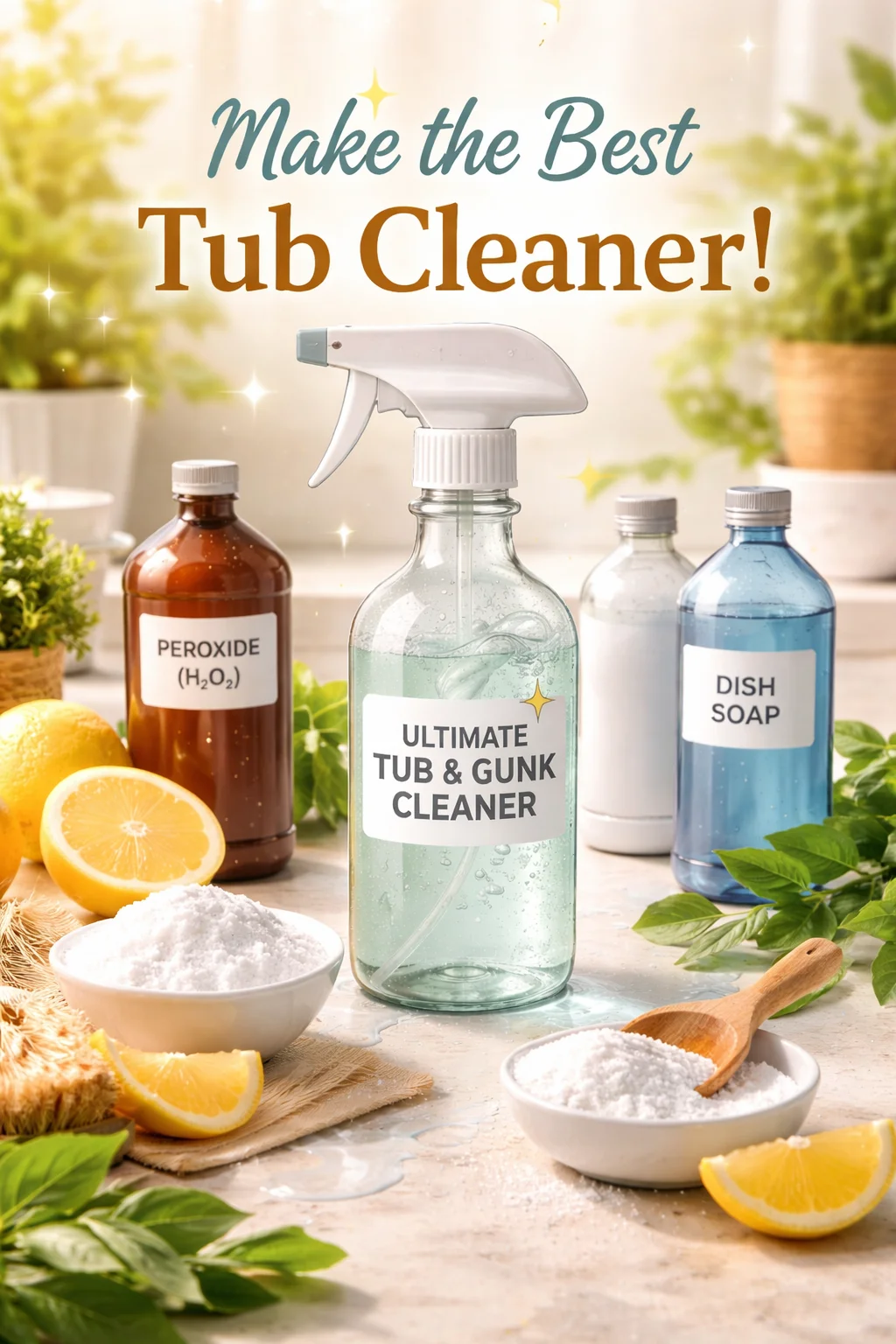 How to Make the Best Tub and Gunk Cleaner for Your Home