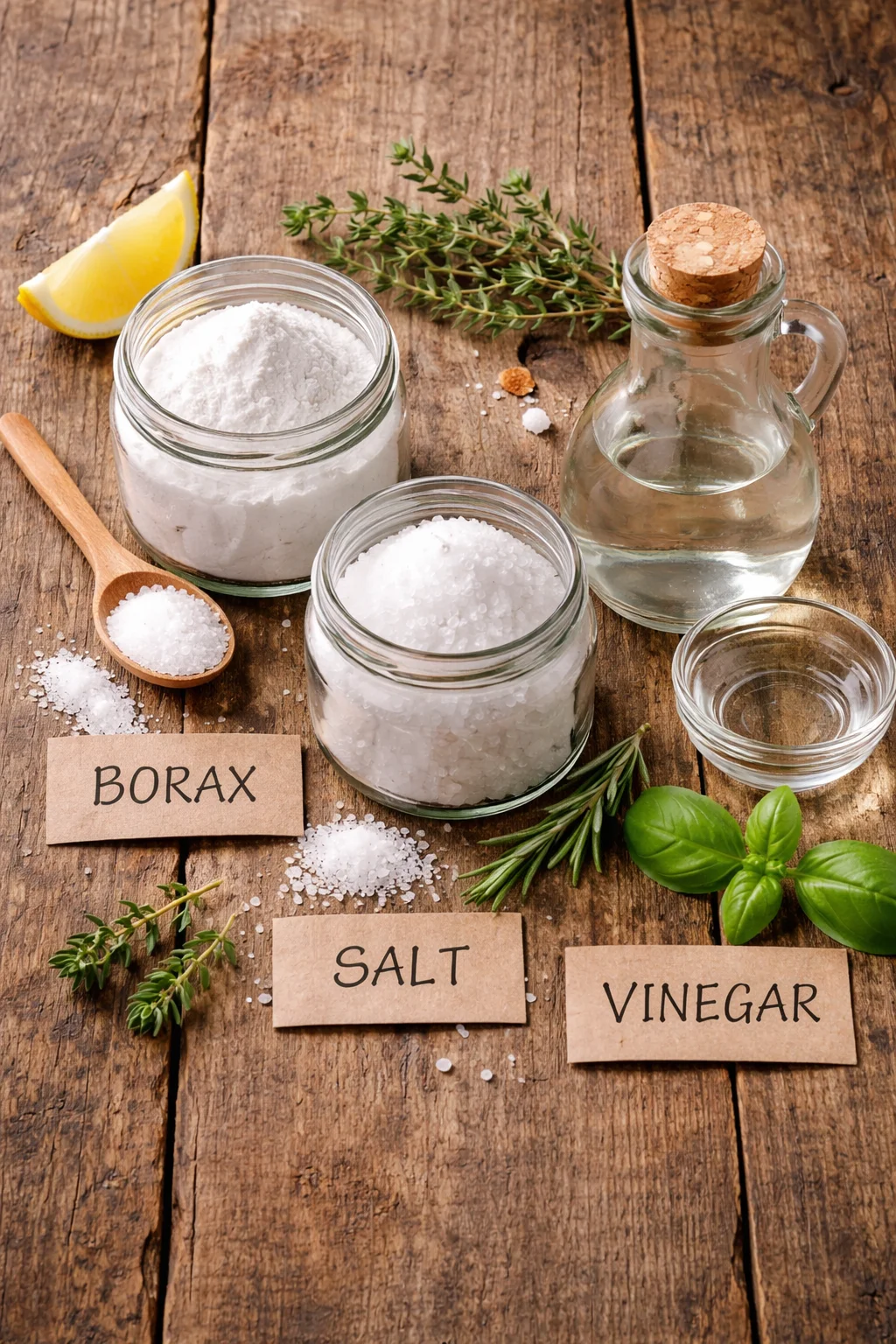 How to Power Clean Drains with Borax, Salt, and Vinegar