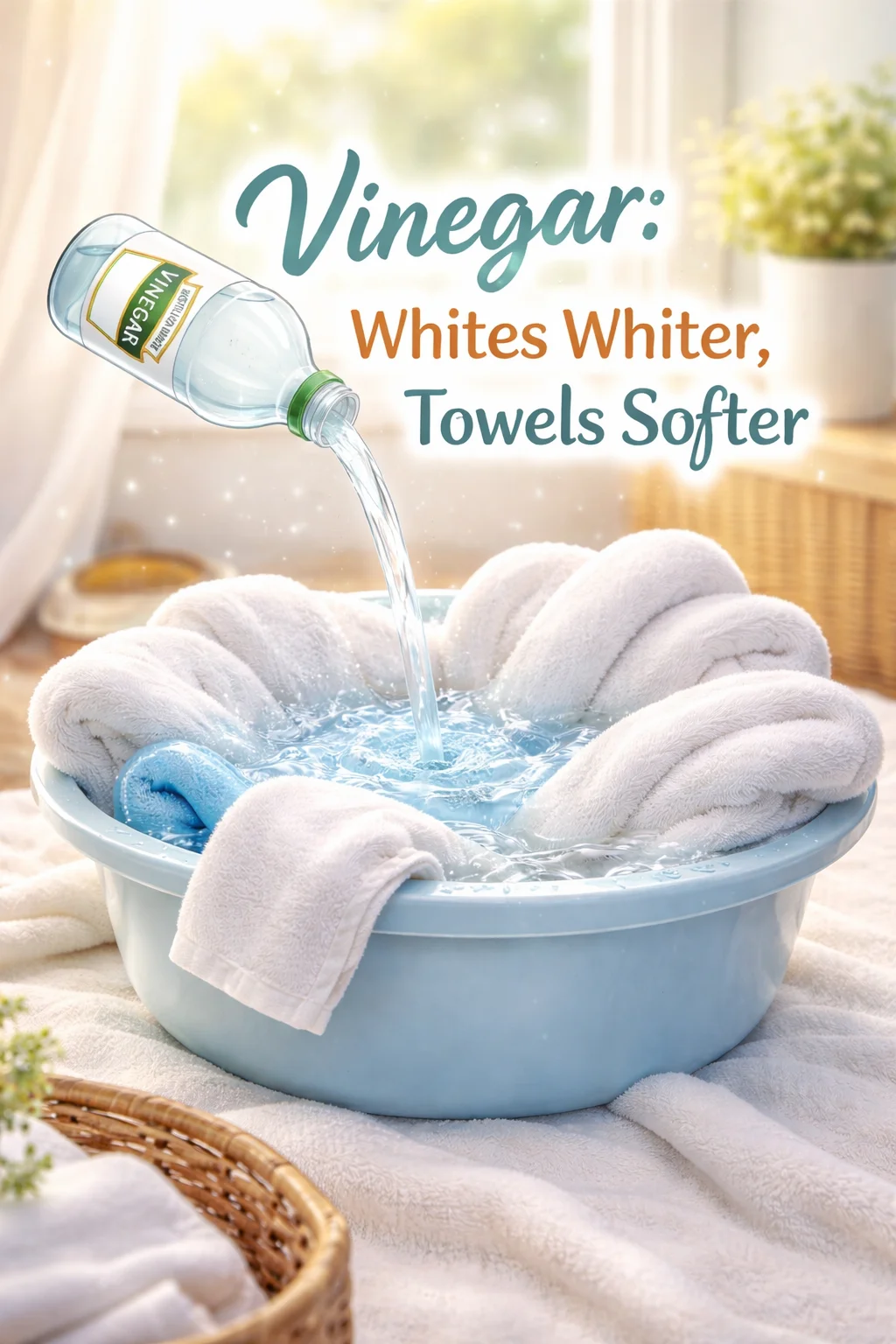 How Vinegar Can Make Your Clothes Whiter and Towels Softer