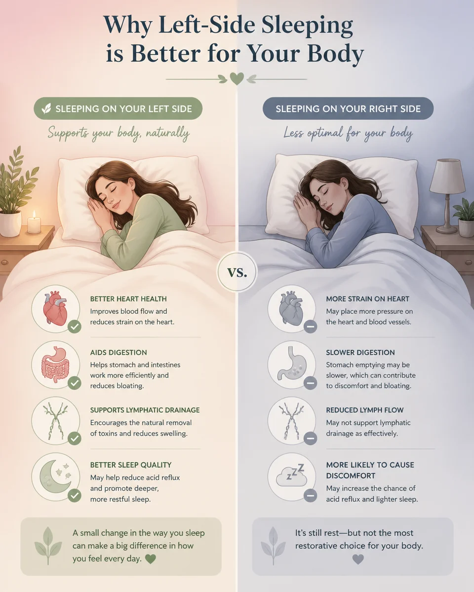 If You Are A Side Sleeper, The Left Side Could Be Better