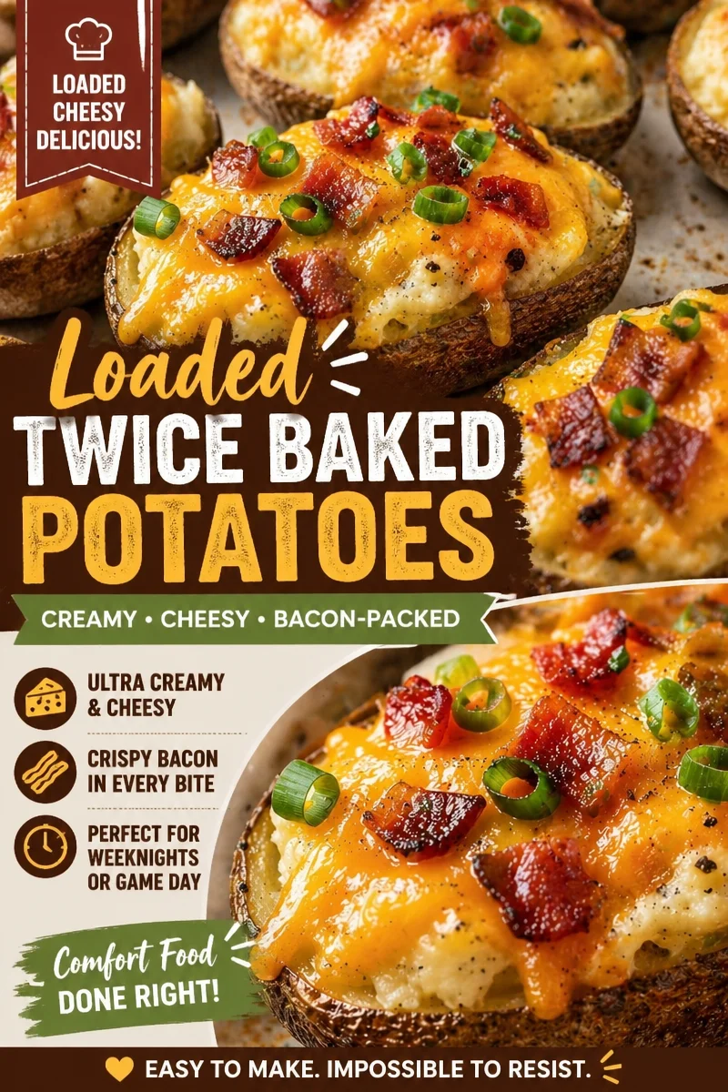 Loaded Twice Baked Potatoes