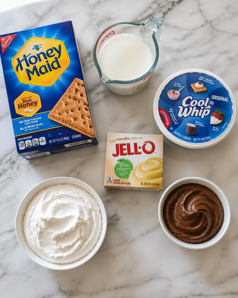 No-Bake Éclair Cake