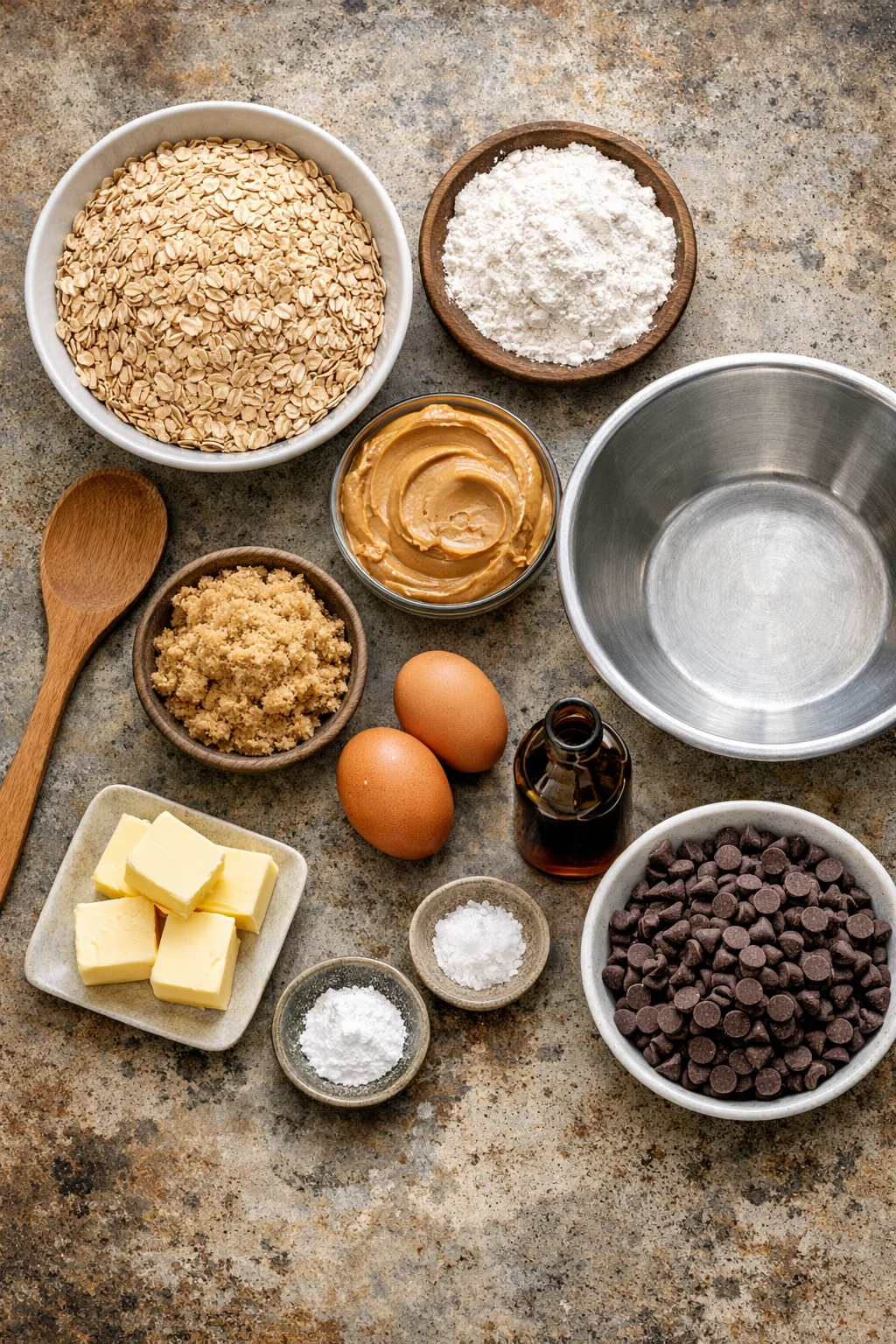 Oatmeal Chocolate Chip Peanut Butter Bars