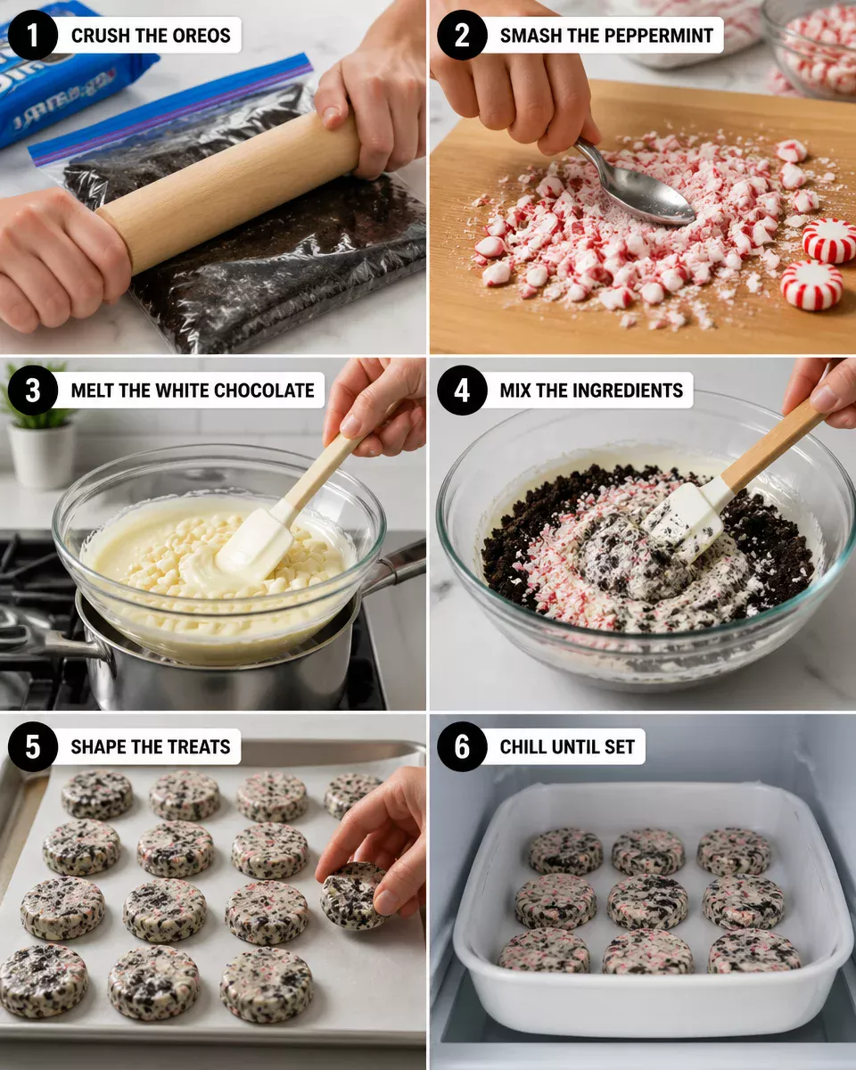 Peppermint Oreos Crunch