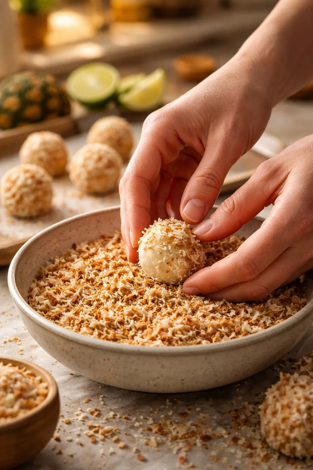 Piña Colada Truffles