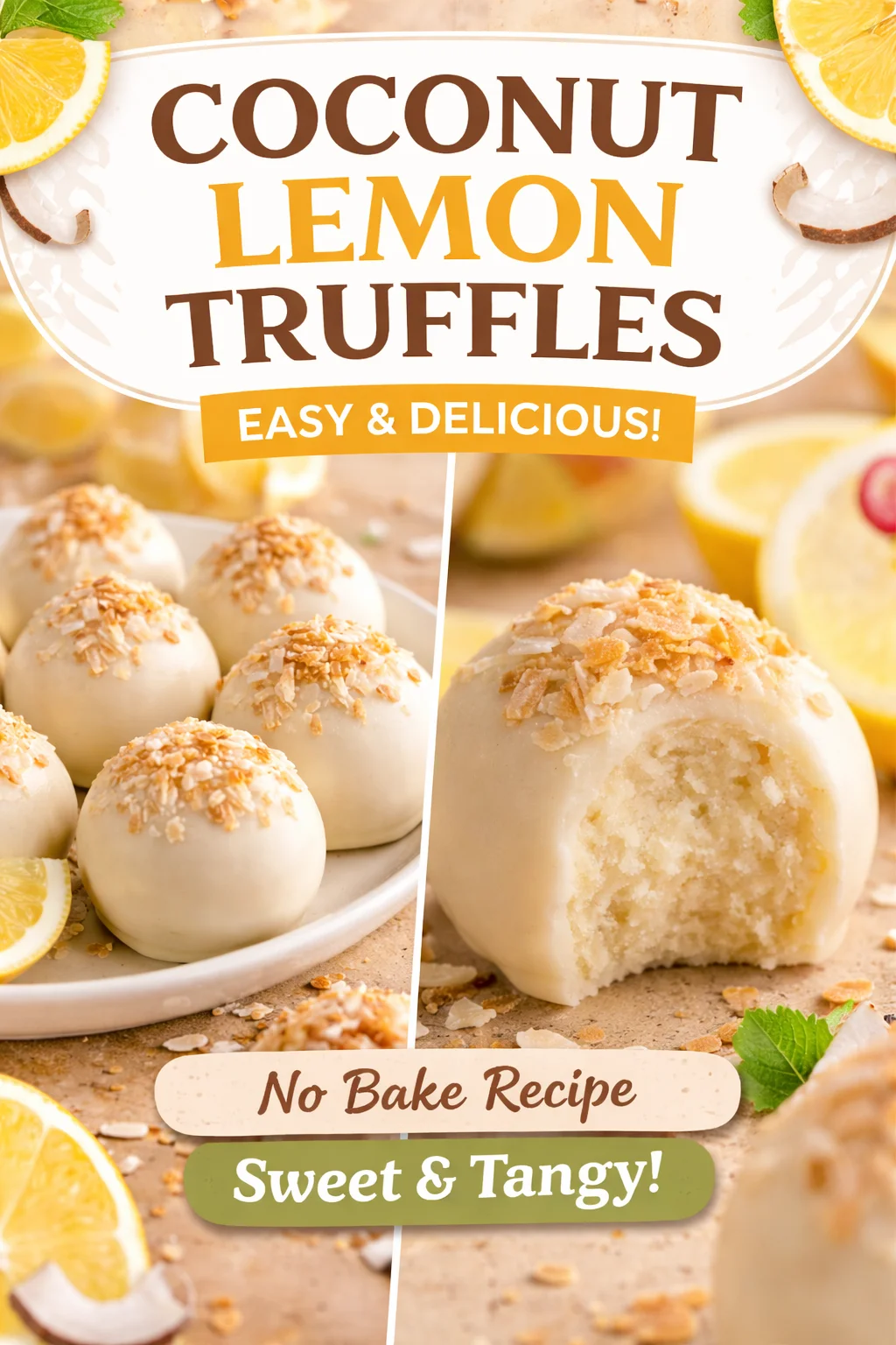 Piña Colada Truffles