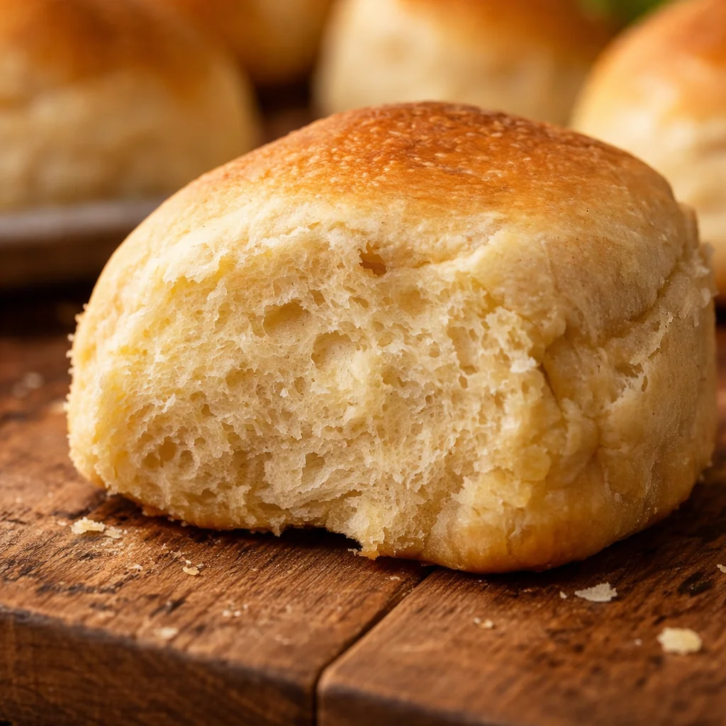 Delicious Pudding Dinner Rolls served alongside a comfort meal.