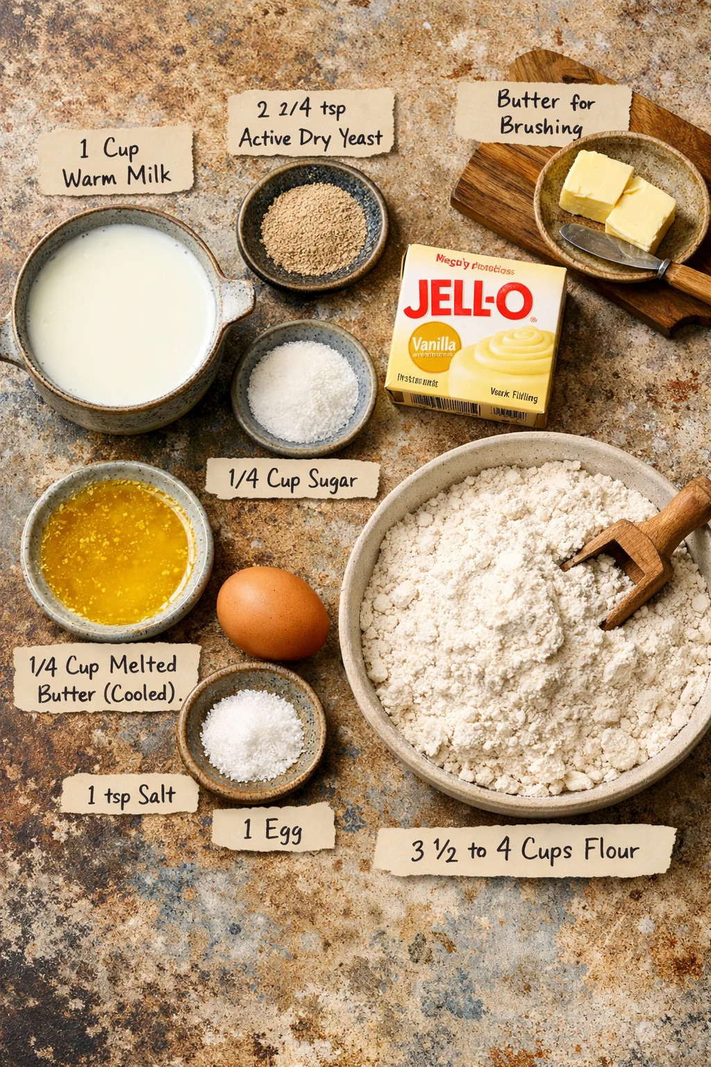 Pudding Dinner Rolls