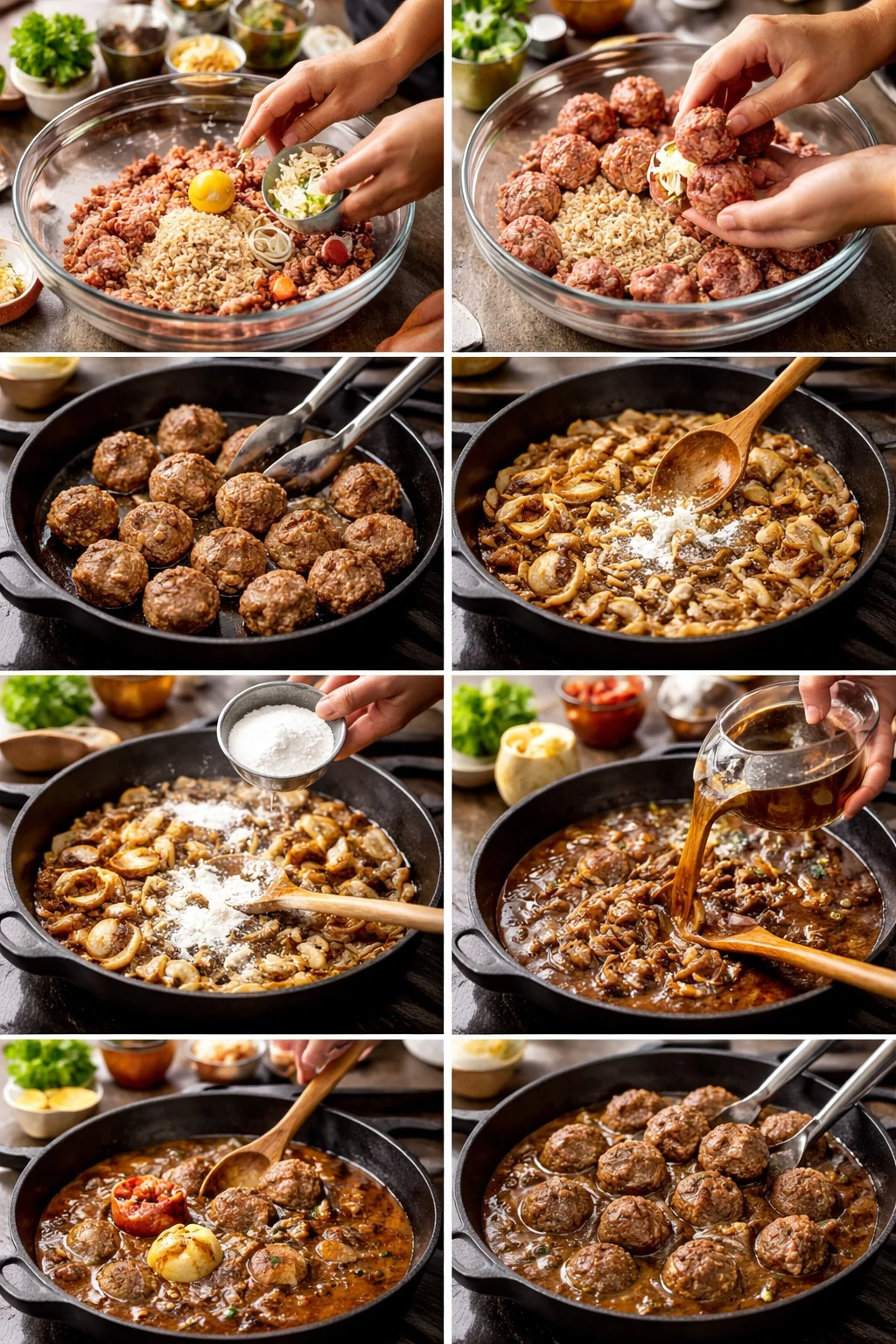 Salisbury Steak Meatballs