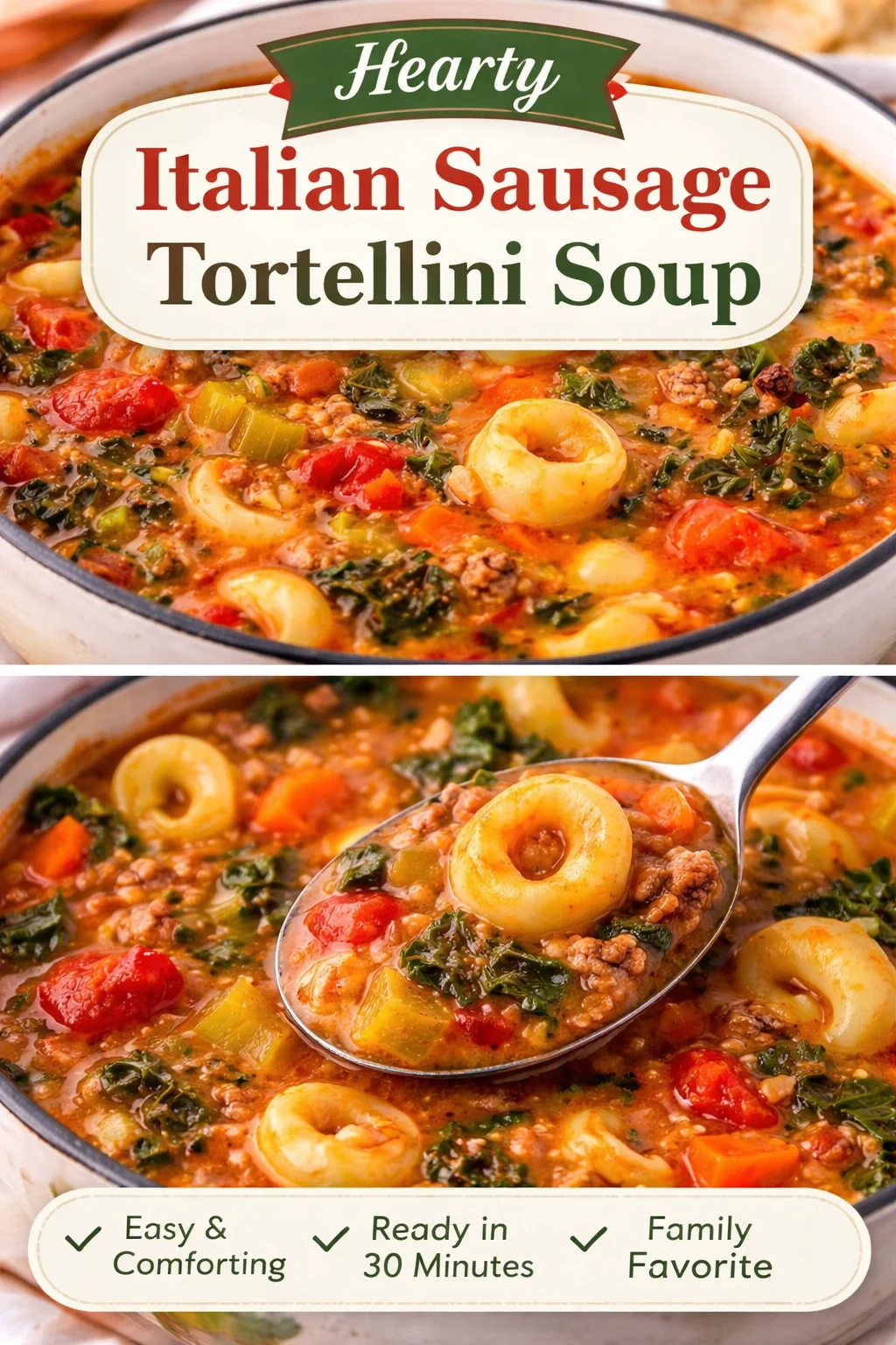 Sausage Tortellini Soup