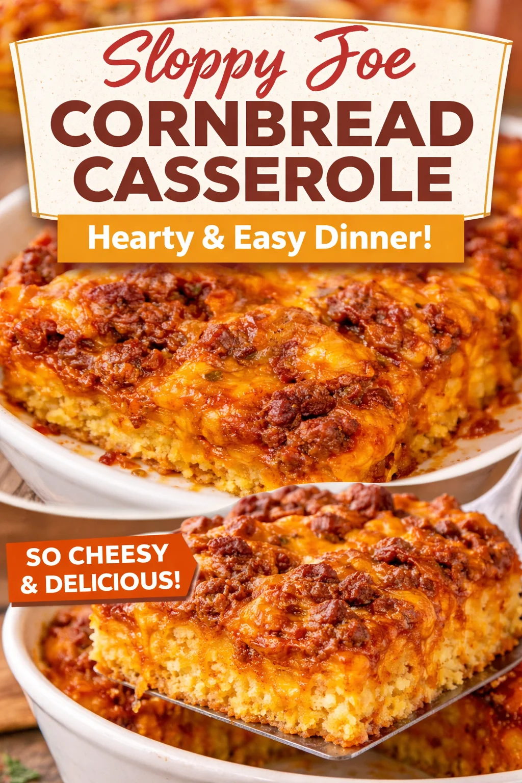 Sloppy Joe Cornbread Bake