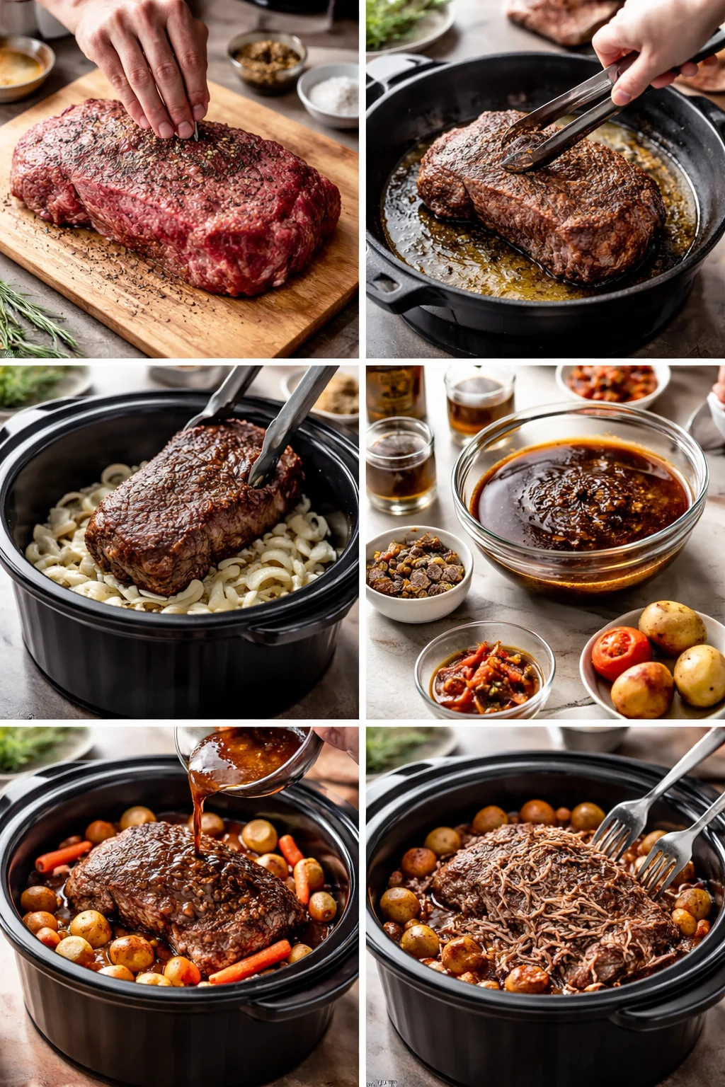 Slow Cooked Balsamic Chuck Roast