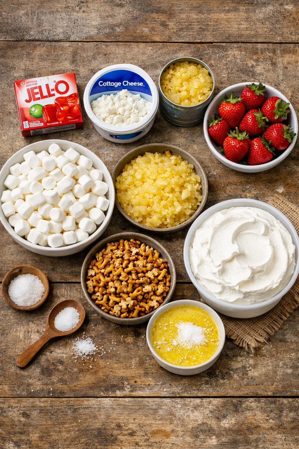 Strawberry Crackle Salad