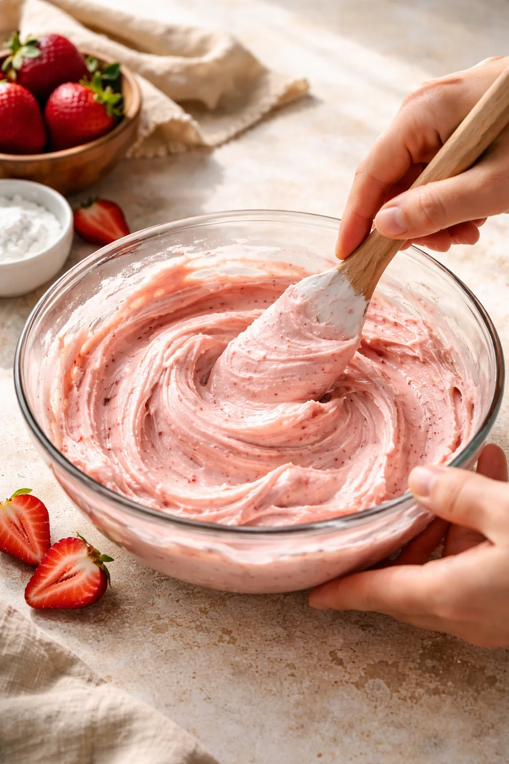 Strawberry Cream Cheese Buttercream
