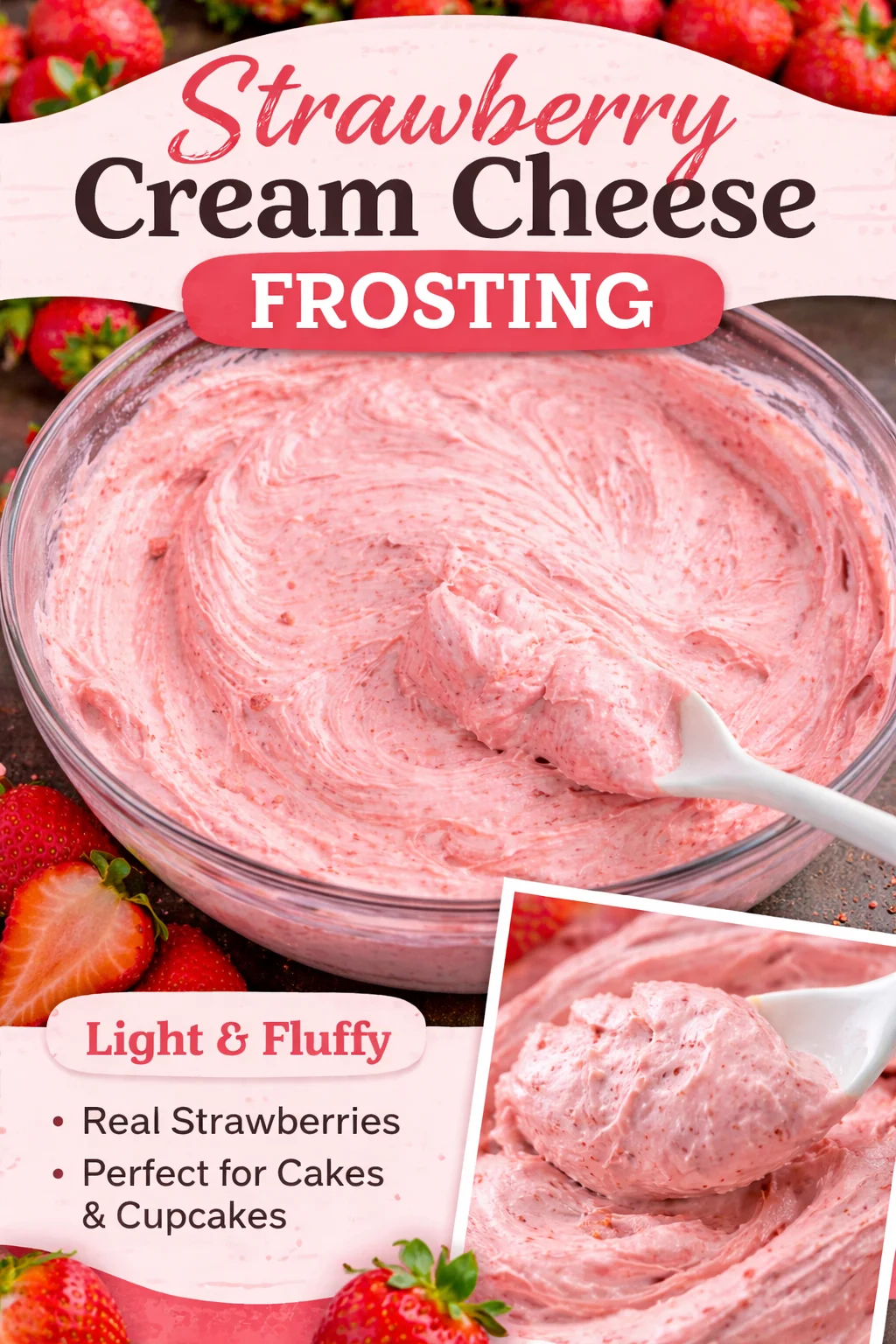 Strawberry Cream Cheese Frosting