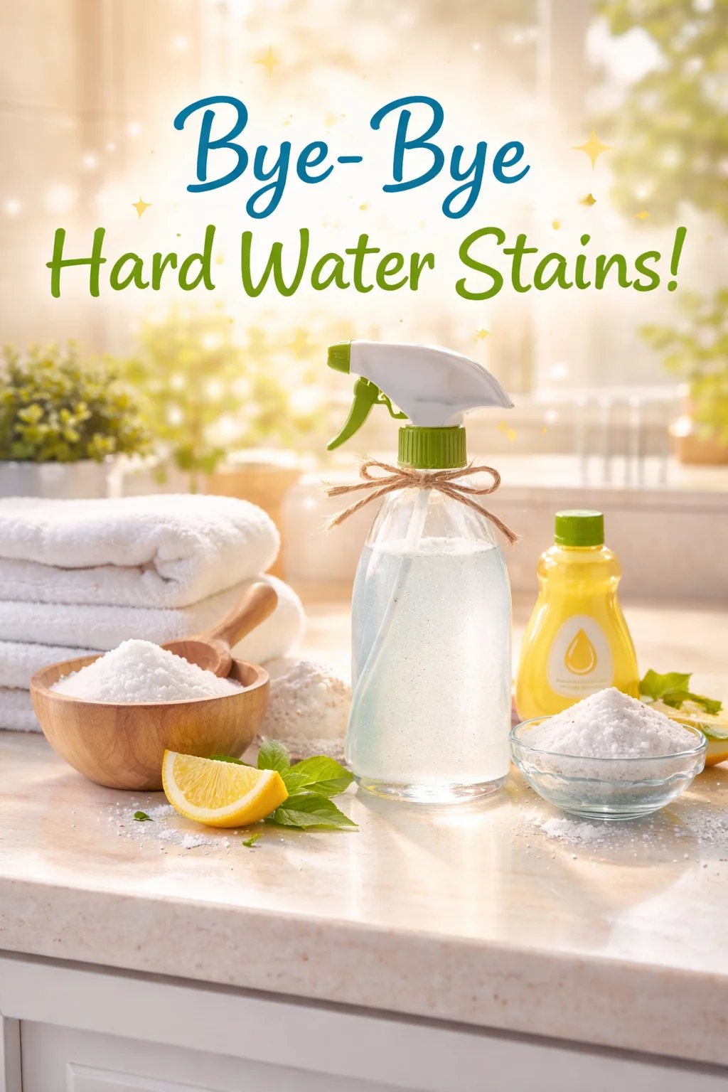 Struggling with stubborn hard water stains?