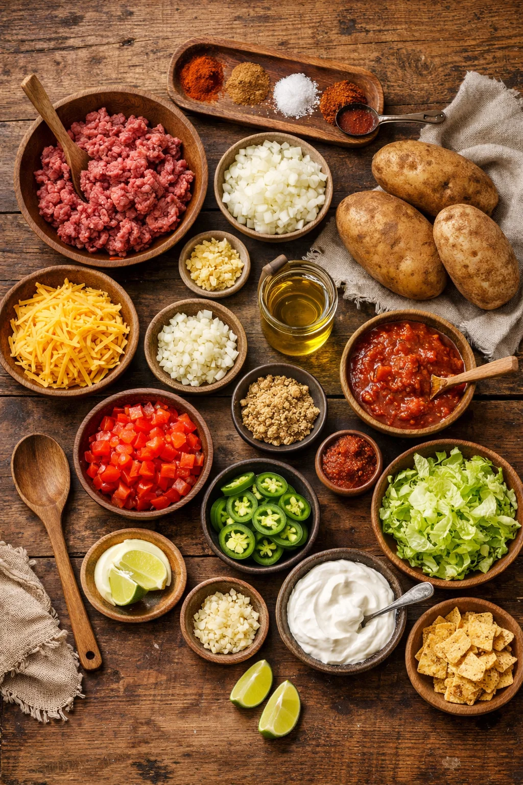 Taco Stuffed Poatoes