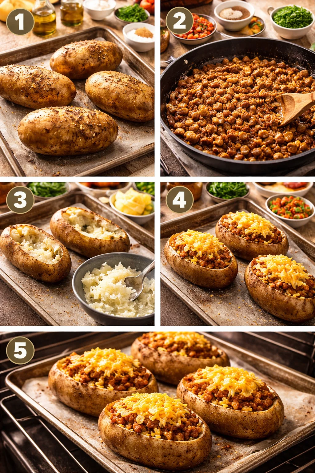 Taco Stuffed Poatoes