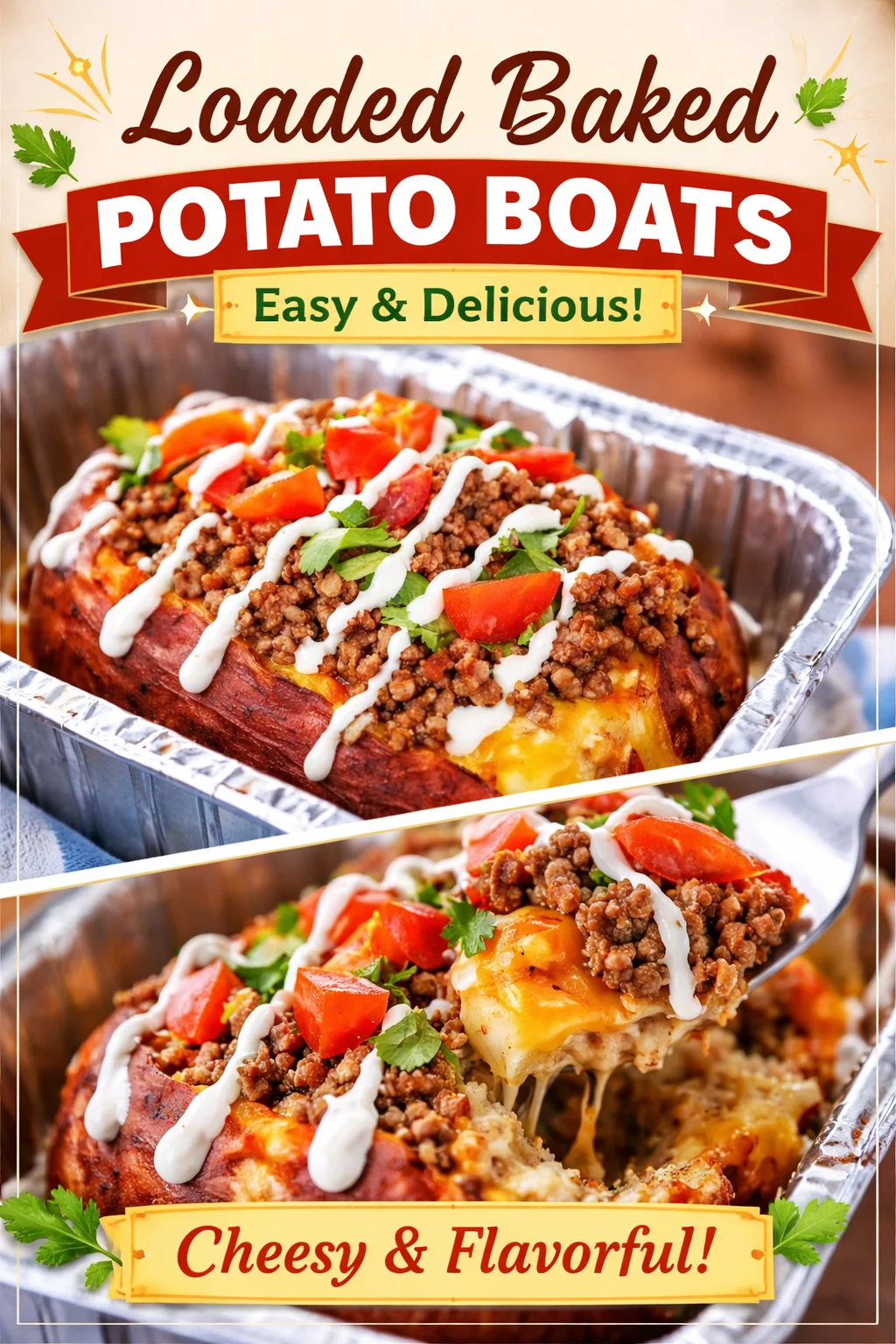 Taco Stuffed Poatoes
