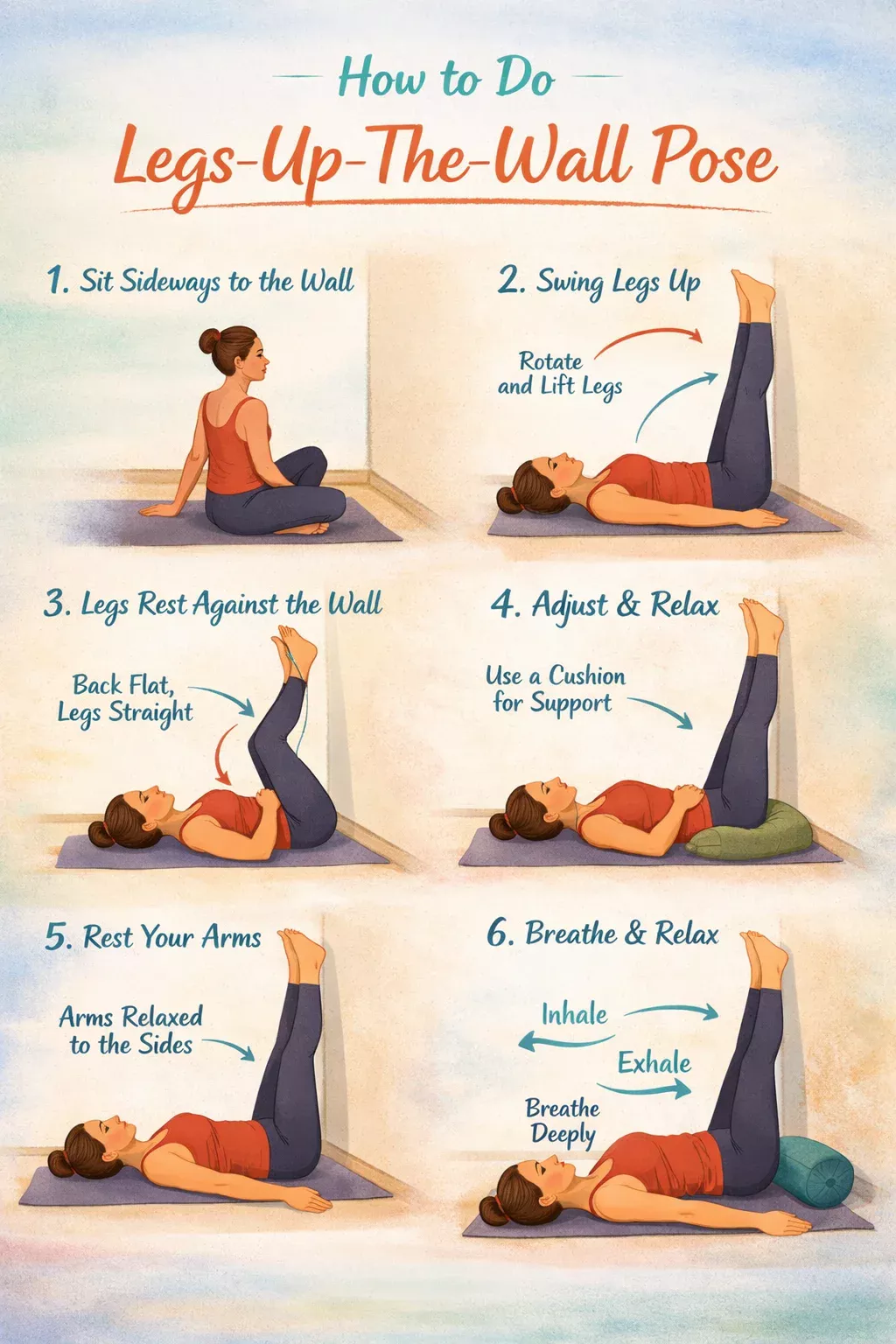 The Benefits of Holding Legs Up on the Wall for 5 Minutes a Day