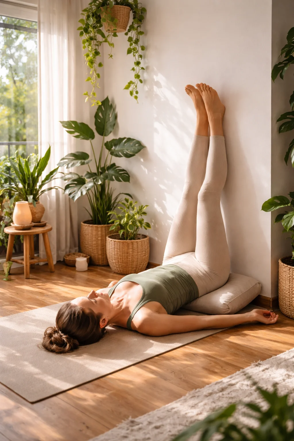 The Benefits of Holding Legs Up on the Wall for 5 Minutes a Day